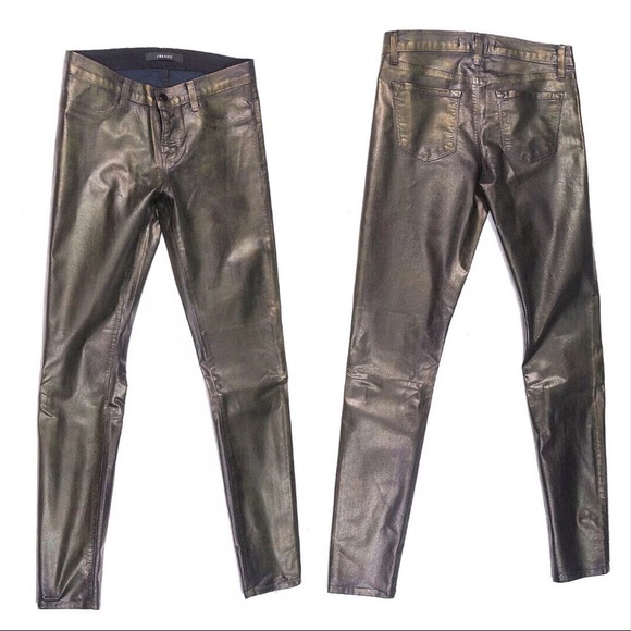 J Brand Super Skinny Coated Jeans - Picture 2 of 13